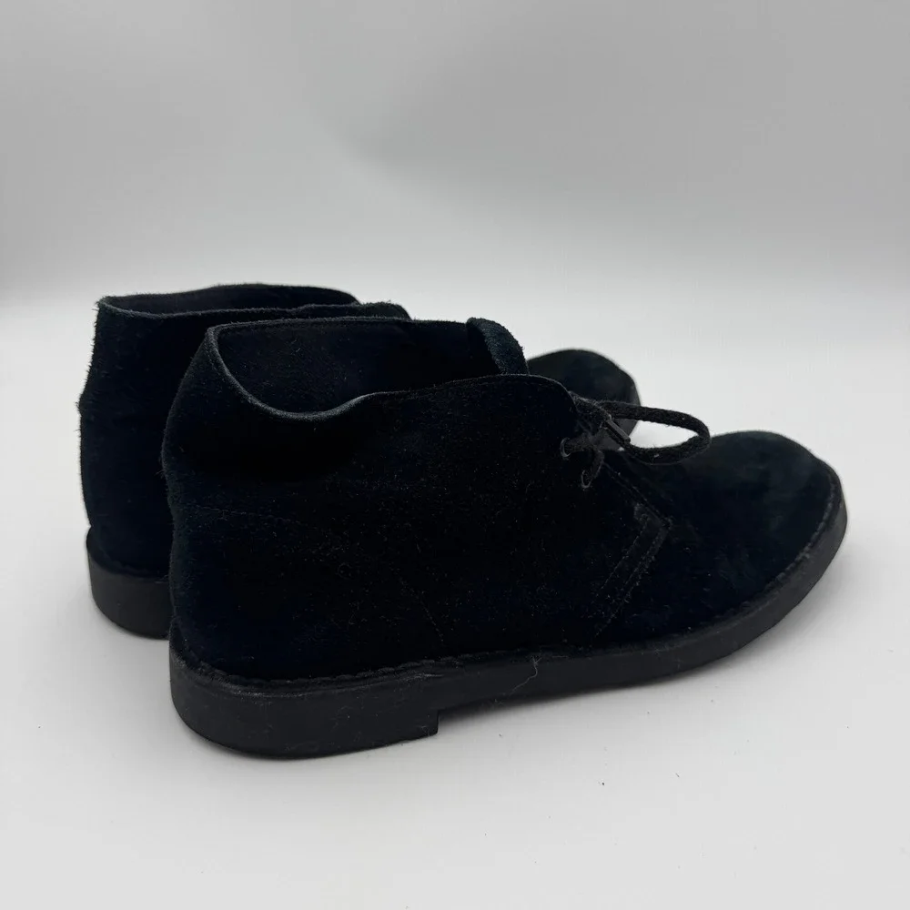 Clarks Bushacre 2 Mens 9.5 Black Suede Chukka Desert Boots 26082288